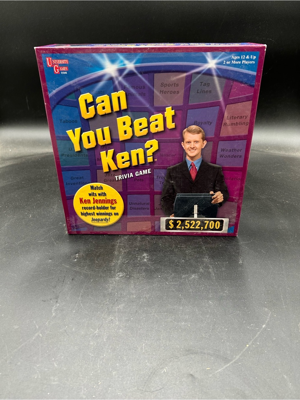 Can You Beat Ken? Purple Trivia Game -
